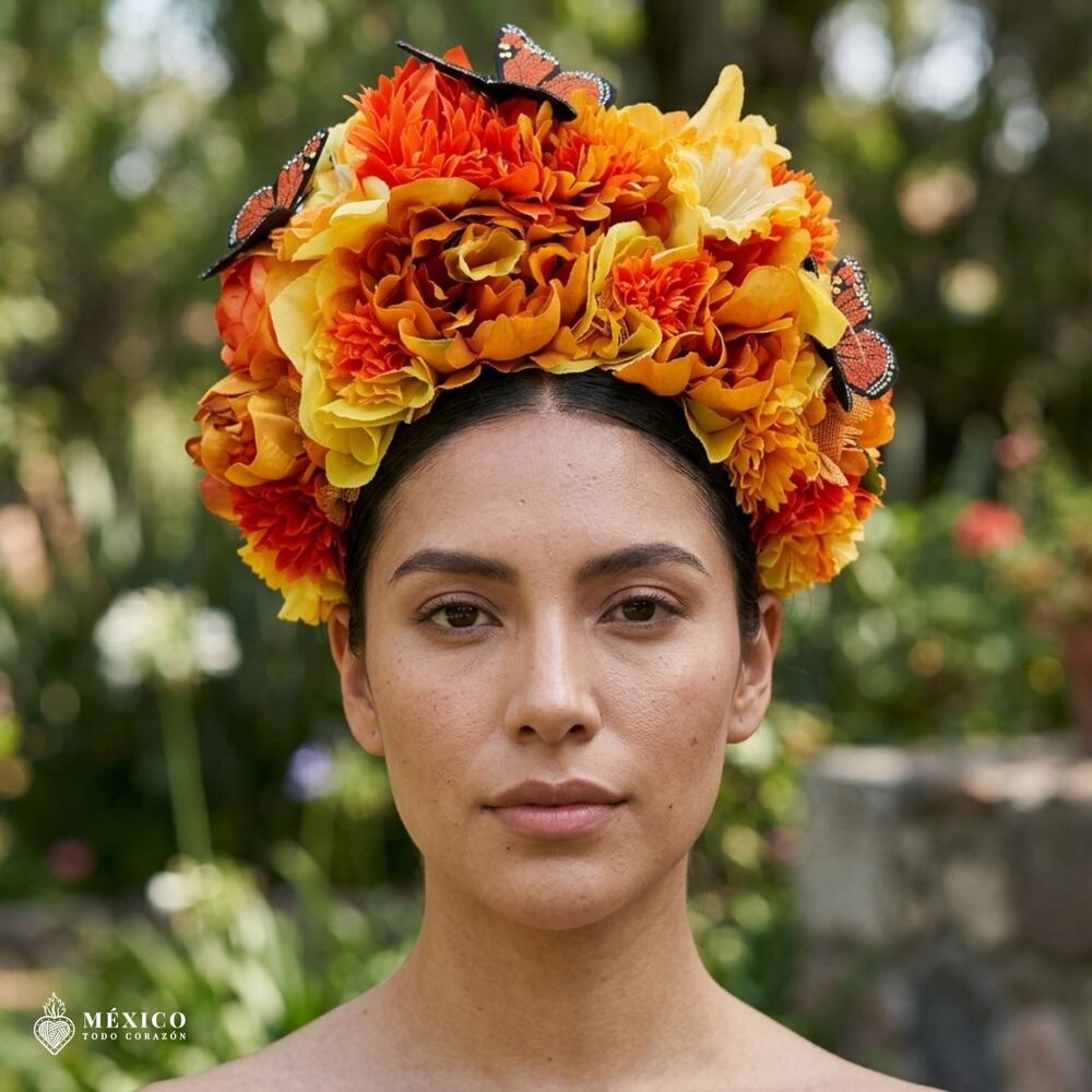 Traditional Mexican Cambaya Headband – Handmade Artisan Diadema